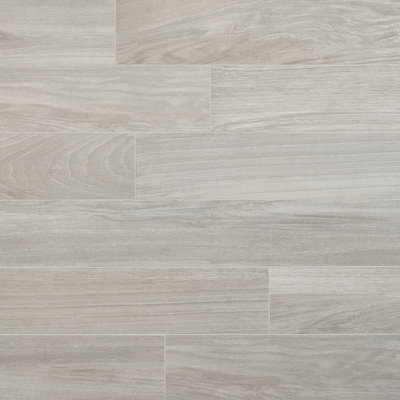 Basswood 8" x 47" Porcelain Wood Look Wall & Floor Tile
