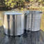 Marmite classique en acier inoxydable Bayou de 82 pintes, couvercle, 1182, argent-7119303