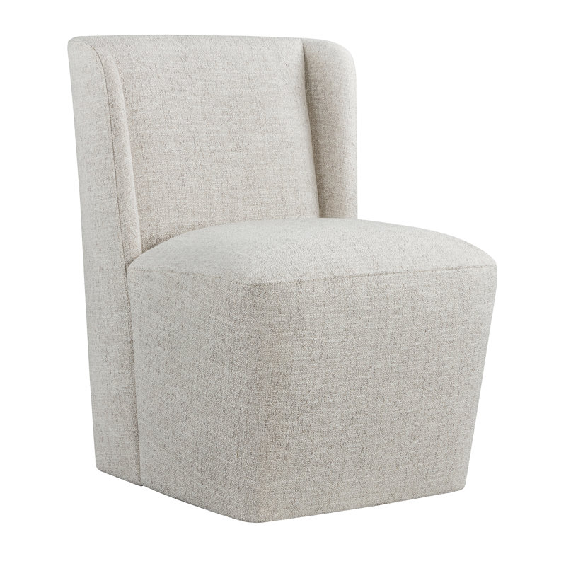 Chaise d'appoint rembourrée Ardeth, Tweed blé Nathan, H 33 po x l 23,23 po x P 26 po
