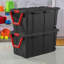 Ensemble de bacs de rangement en plastique-107293668