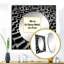 «Through The Rabbit Hole» - Miroir géométrique carré moderne pour décoration murale-100997359