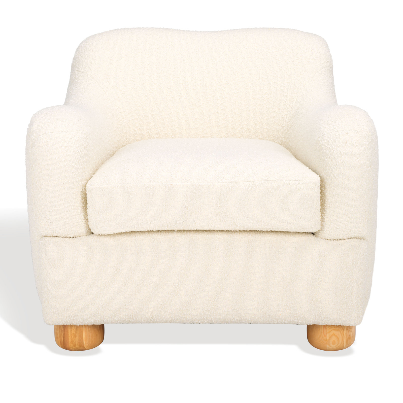 Hayes Pine Boucle Armchair