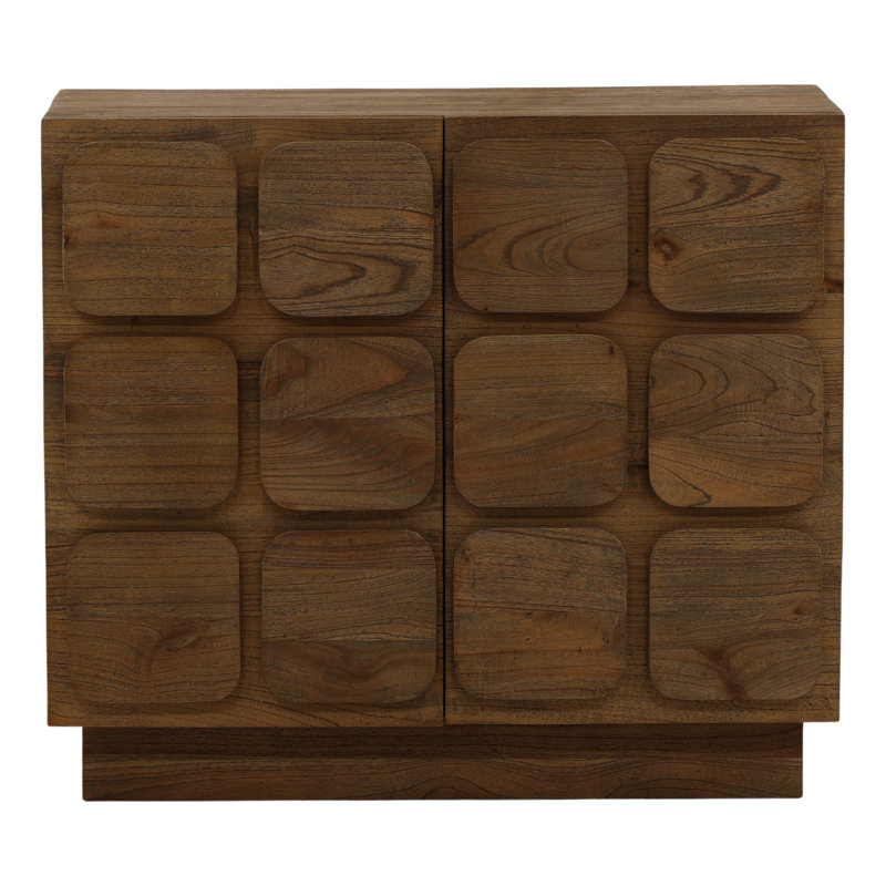 Marika 37" Wide Sideboard, Brown, 31.8" H x 36.2" W x 18.5" D