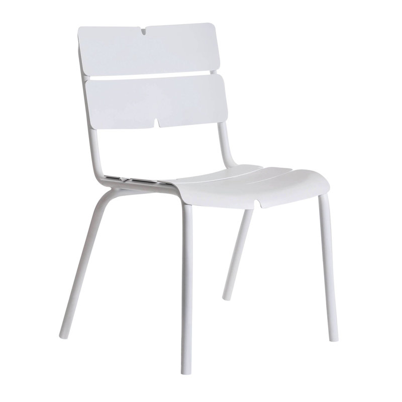 Corail Outdoor Dining Side Chair, White
