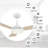 Gurseerit 52'' Ceiling Fan with LED Lights