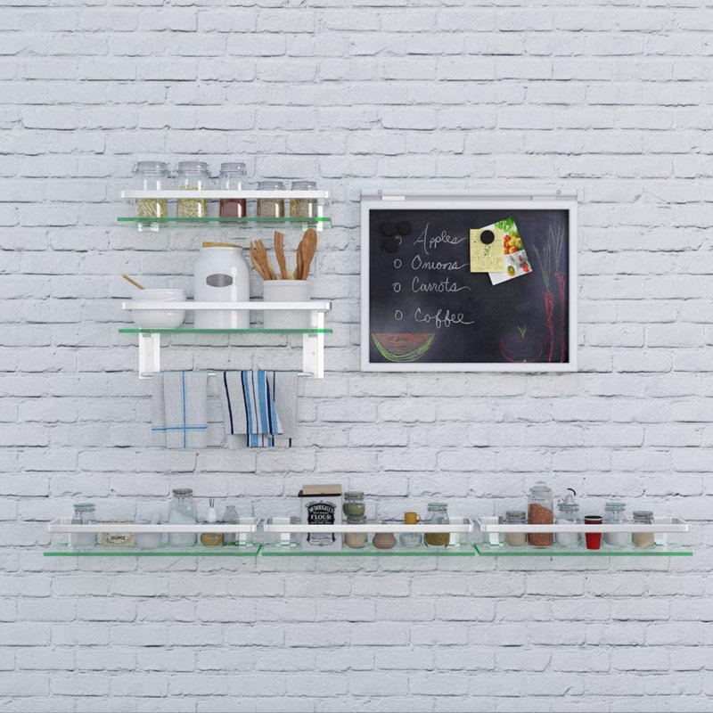 Eldwon Glass Floating Shelf