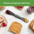 Tovolo Scoop and Spread Mini Silicone Sandwich Spreader for Kitchen Prep, Charcoal-120756627