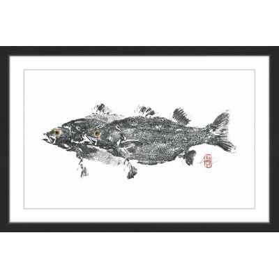 Fish In Love by Andrew Clay - Single Picture Frame Print