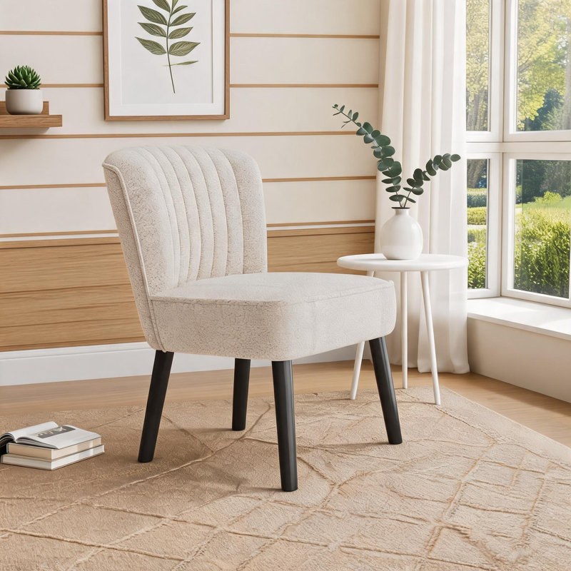 Chaise coquille blanche, Blanc
