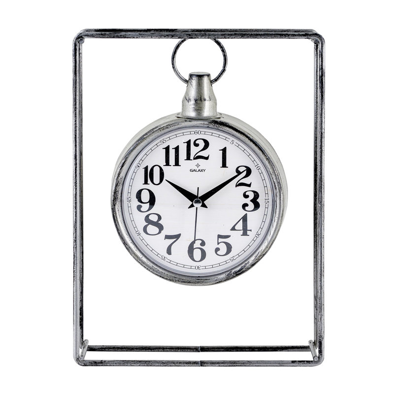 Horloge décorative, Gris