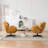 Upholstered Tufted Swivel Accent Chair-943064302