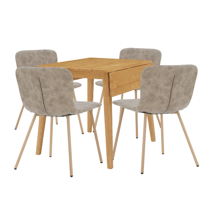 Langdon 4 - Person Drop Leaf Dining Set