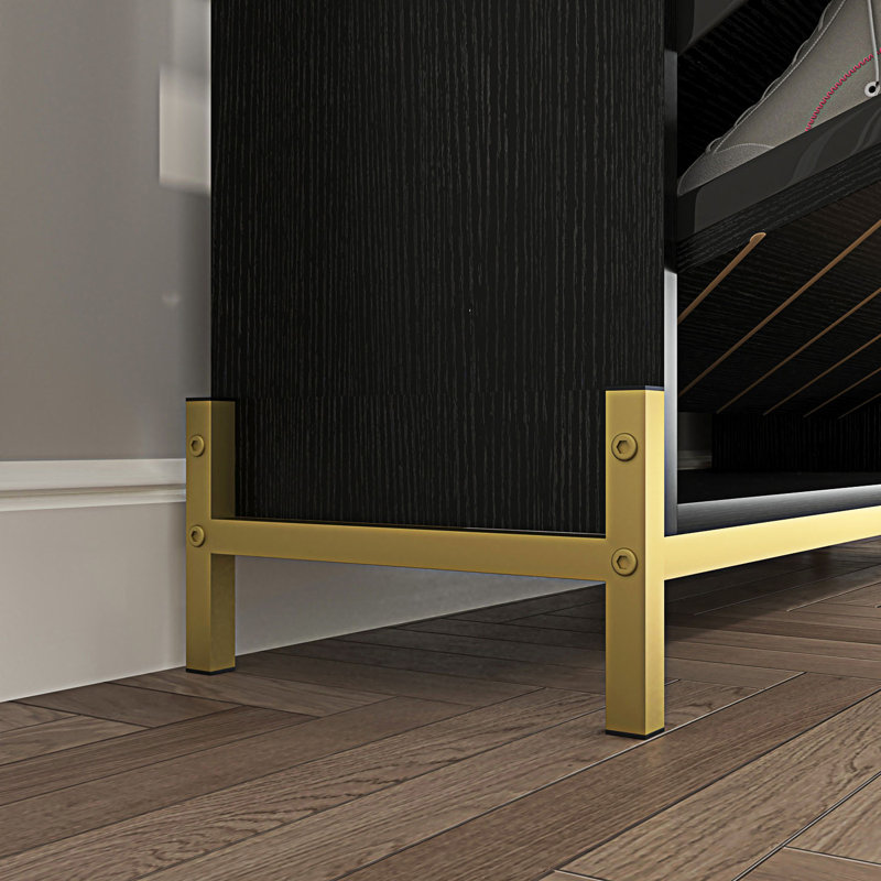 Armoire à chaussures moderne avec 3 tiroirs rabattables, armoire de rangement pour chaussures moderne