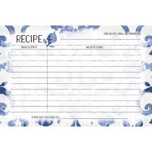 Farmhouse Recipe Card, Recipe Card Dividers 4x6, Recipe Cards and Dividers  4x6, Gift for Foodies, Recipe Divider Tabs, Kitchen Recipe Cards 
