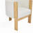 Wood Frame Dining Chair With Armrest