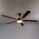 72 Inch 5 - Blade Wooden Ceiling Fan With Light And Remote Control