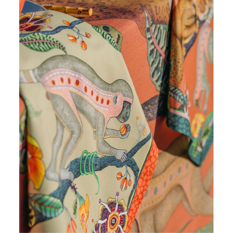 Meandering Monkey Tales Napkins, Delta