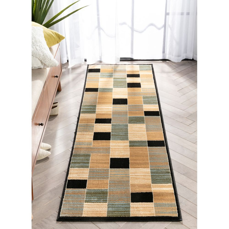 Tapis géométrique Chimeng Eslem, Tapis de couloir 2 pi 3 po x 7 pi 3 po