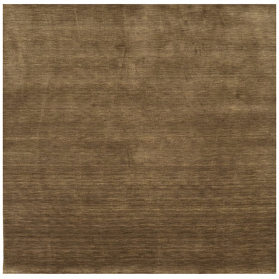 Hand Loomed Gabbeh Rug, 100% Wool, Solid Color, Fade & Stain Resistant, Durable, All Sizes, India-Made.