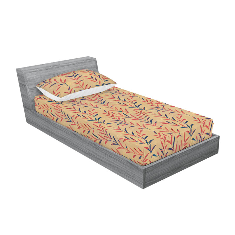 Drap-housse et taie décorative Ambesonne, Twin Sheet Set with 1 Pillowcase