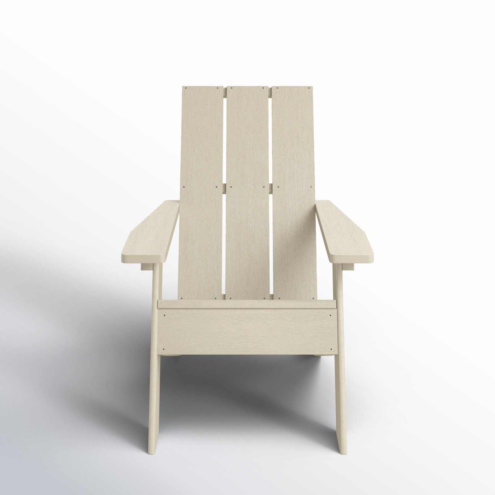 Byrnes Outdoor Adirondack Chair, Whitewash