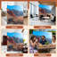 Cloison pliante 4 panneaux paravent Royal Red Rock Canyon