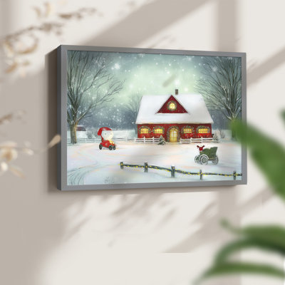 Chirstmas Art-VIII -Framed Print - Restickable