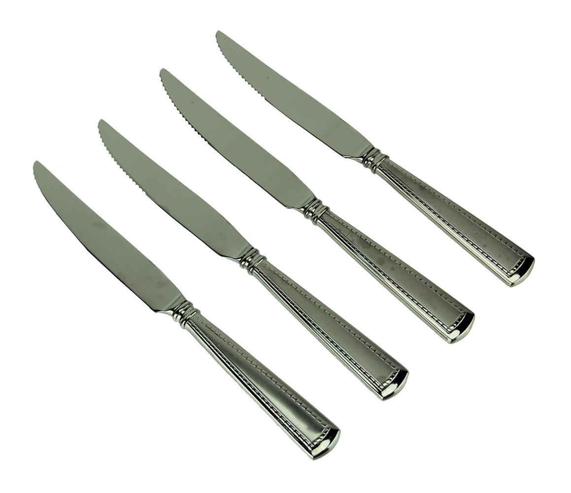 Zeckos Oneida 4 Piece Stainless Steel Steak Knife Set