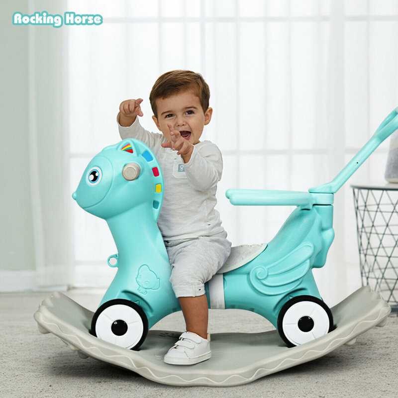 Rolande Rocking Horse, Mint Green