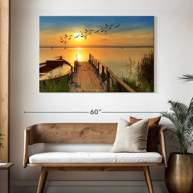 Mehar Fishing Dock, 32" H x 48" W