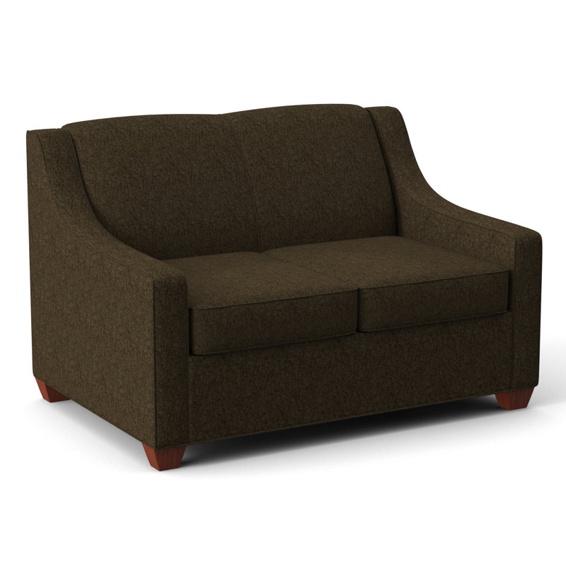 Phillips 52" Square Arm Loveseat with Reversible Cushions, BM Cherry, Antic Shell