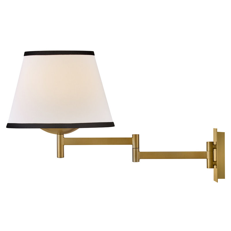 Sonia Articulating Medium Task Light Wall Sconce, Off-White