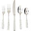 Lucca Faceted 5 Piece 18/10 Stainless Steel Flatware Set, Service for 1-679409905