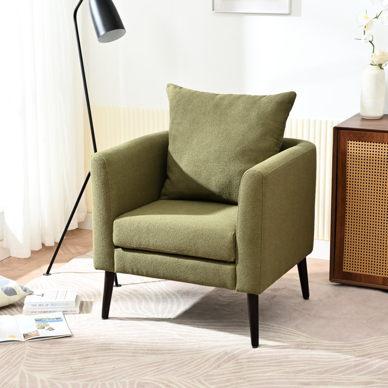 Chaise de salon Comfy, Vert olive