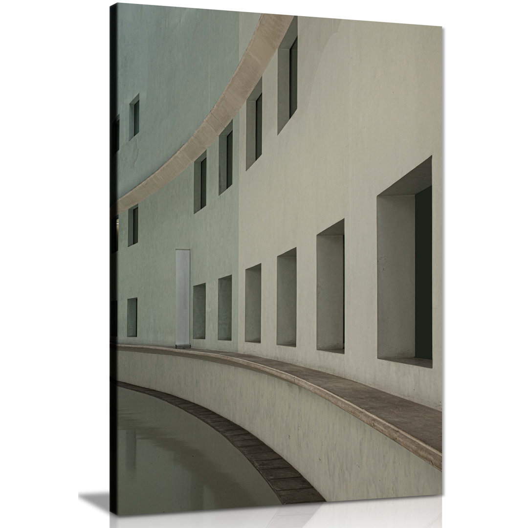 Panther Print Fine Art Prints Architectural Musique Facade Artistic Framed Canvas Print, Pictures For Home Walls, Bedroom, Living Room & Bathroom Deco