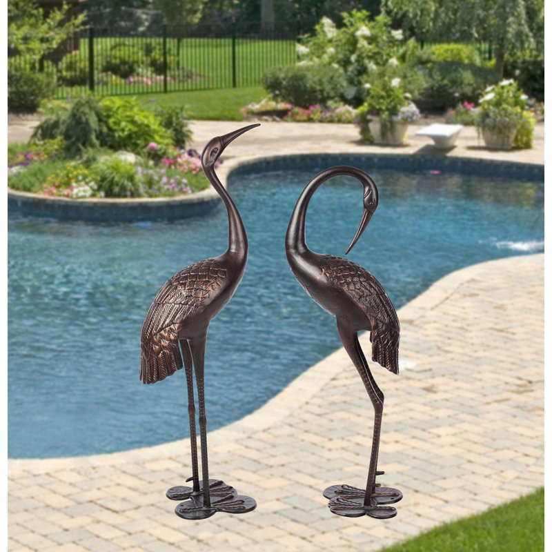 Vioria Weather Resistant Metal Garden Statue