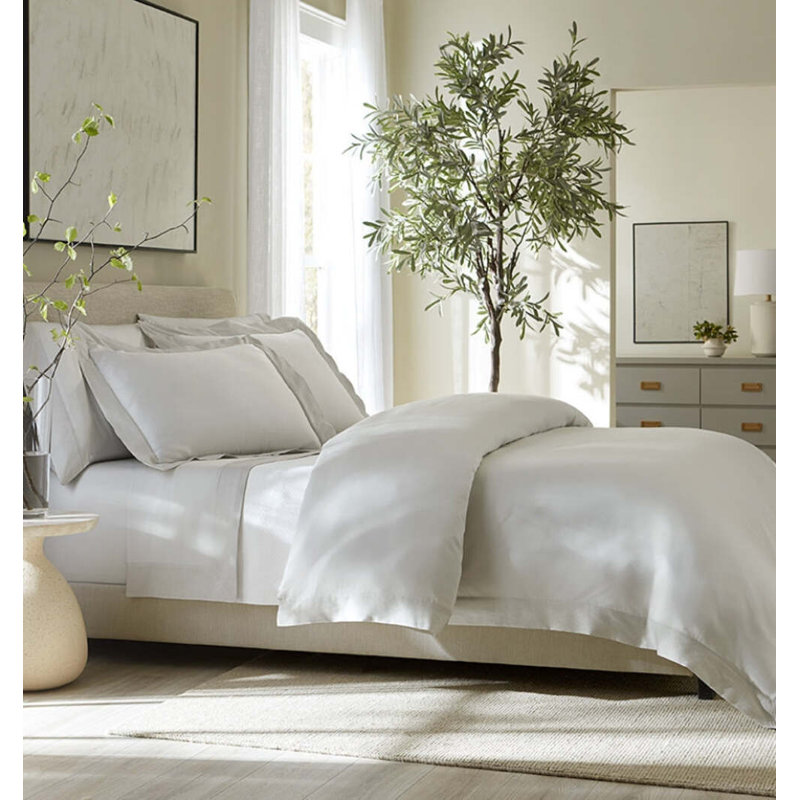 Carlotta Duvet Cover, King Duvet Cover, Gray