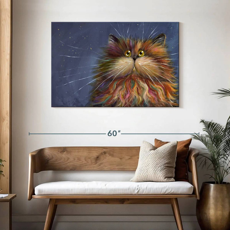 Pixie Kitty, 30" H x 45" W