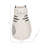 Black and White Ceramic Cat Figurine-1913546339