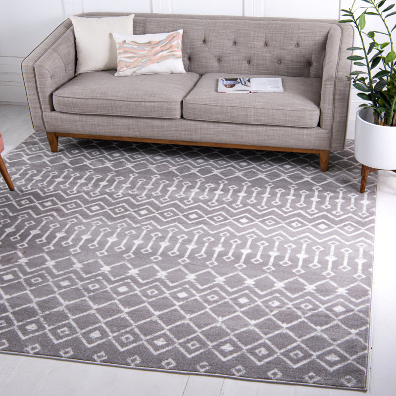 Moroccan Area Rug, Square 183cm