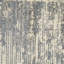 Tapis bleu clair tissé à la machine 5 pi x 7 pi avec frange