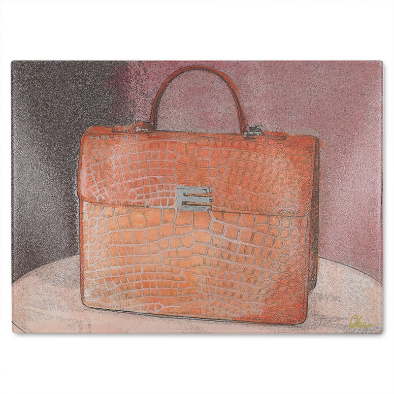 Bag Glass Chopping Board, 40cm L x 28cm W