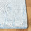 Tapis géométrique en laine et coton touffeté à la main Baileigh-56187561