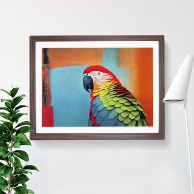 Stimulating Parrot - Framed Print