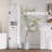 69“ Tall Bathroom With 2 Barn Doors, Narrow Storage Bookcase, Freestanding Display Shelf,Vintage-1384055177