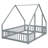 House-Shaped Floor Bed With Fence, Guardrails-3268796-3268792
