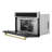 ZLINE Autograph Edition 30 in. 1.6 cu ft. Convection Microwave Oven in Stainless Steel & Champagne Bronze Accents (MWOZ-30-CB)-86659595