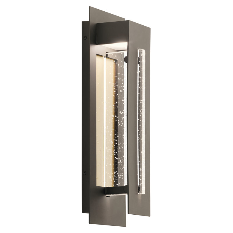 Huang Aluminum LED Wall Light, Olde Bronze
