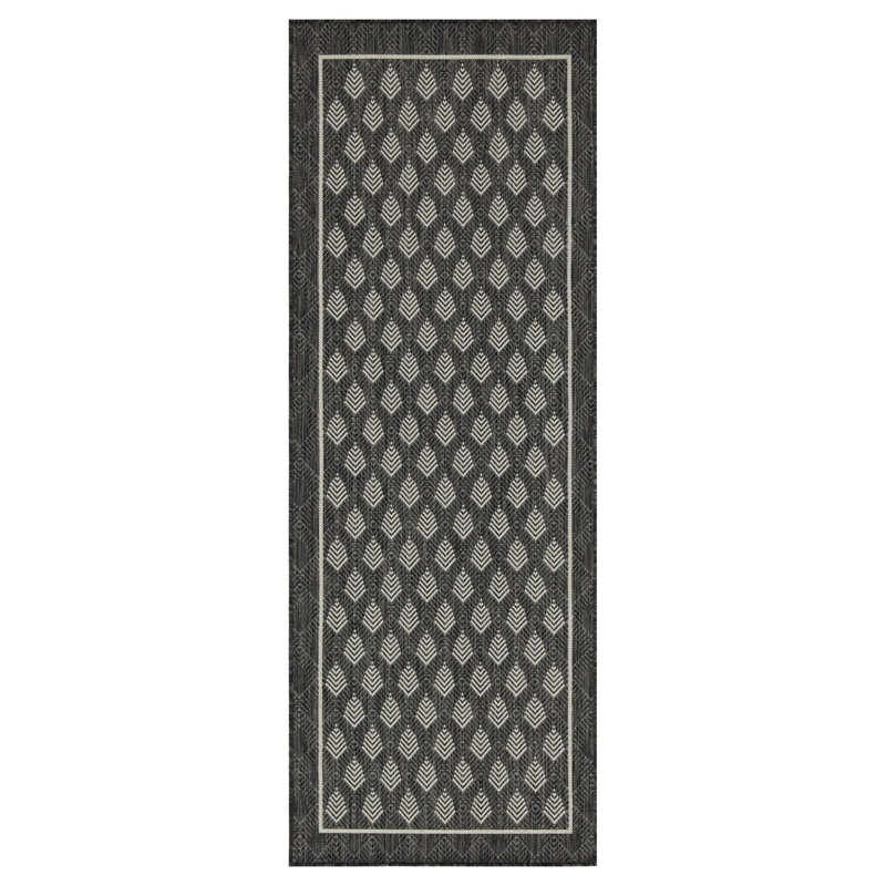 Stain Resistant Polypropylene Flatweave Rug Indoor Outdoor Elegance