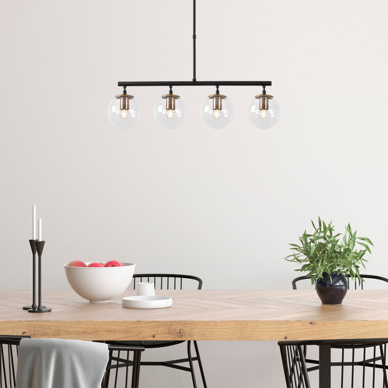Luper 4 - Light Kitchen Island Pendant, Black